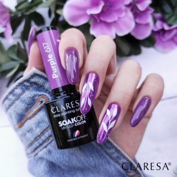 Claresa Lakier hybrydowy Purple 617 5g